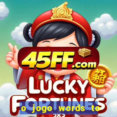 o jogo words to win paga mesmo